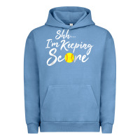 Pigment Pebble Blue Scorekeeper Softball Team Scorebook Keeper Raglan Baseball Urban Hoodie - longCreatives