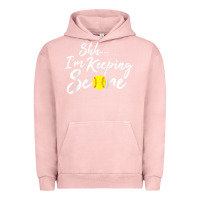 Pigment Salmon Scorekeeper Softball Team Scorebook Keeper Raglan Baseball Urban Hoodie - longCreatives