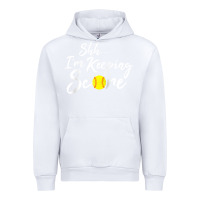 White Scorekeeper Softball Team Scorebook Keeper Raglan Baseball Urban Hoodie - longCreatives