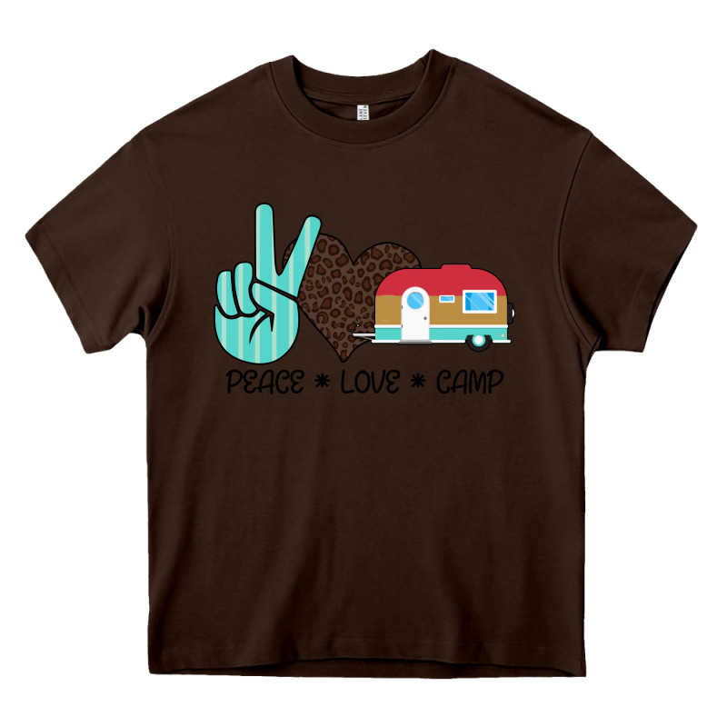 Peace Love Camp Heavy Core Tee by Bettercallsaul | Teevron