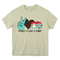 Mossy Peace Love Camp Heavy Core Tee - Bettercallsaul