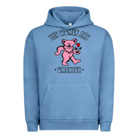 Pigment Pebble Blue The Women Are Dancing Bear Smarter Urban Hoodie - longCreatives