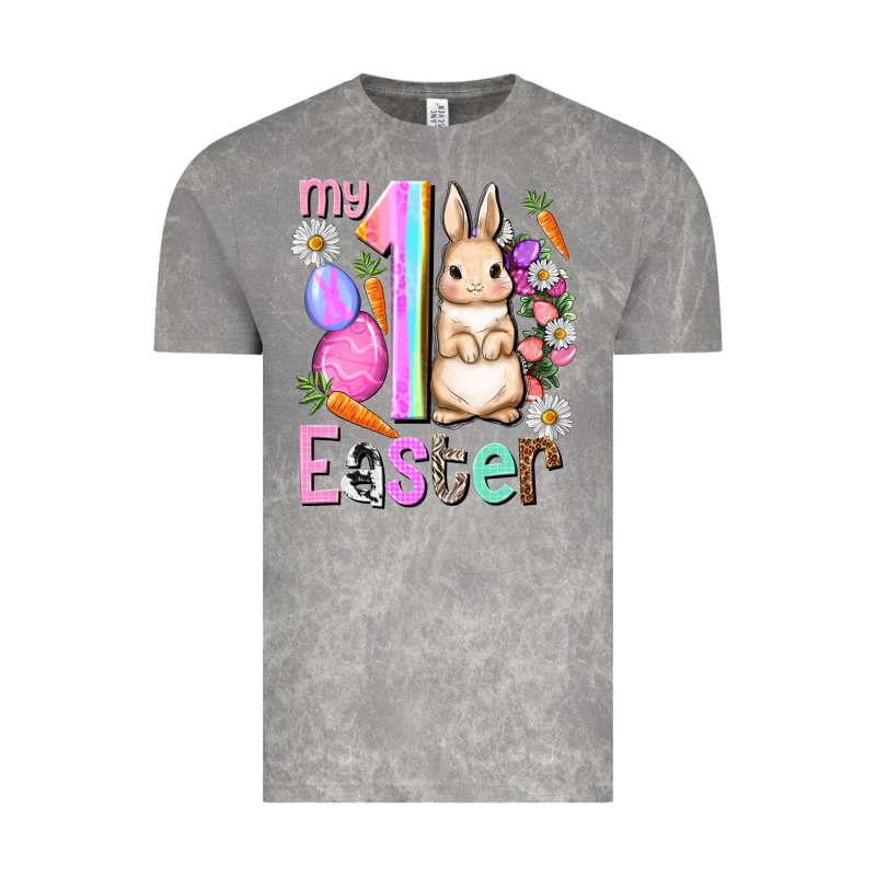 My First Easter Girl Easter Day Vintage Tee by HowdyJamesFarm | Teevron