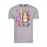 Vintage Zinc My first Easter Girl Easter Day Vintage Tee - HowdyJamesFarm