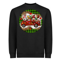Black christmas gnomes truck Heavyweight Sweatshirt - Artiststas