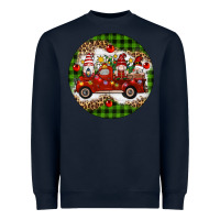 Christmas Gnomes Truck Heavyweight Sweatshirt | Teevron