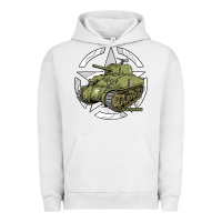 Pigment Lunar Rock Sherman M4A1 WWII Army Tank History Vintage Urban Hoodie - longCreatives