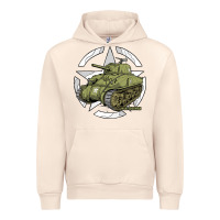Sandshell Sherman M4A1 WWII Army Tank History Vintage Urban Hoodie - longCreatives