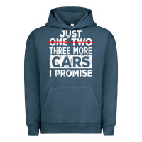 Pigment Midnight Navy Just One More Car I Promise Mechanic Gift Car Lover Garage Urban Hoodie - longCreatives