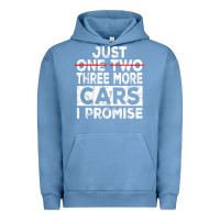 Pigment Pebble Blue Just One More Car I Promise Mechanic Gift Car Lover Garage Urban Hoodie - longCreatives