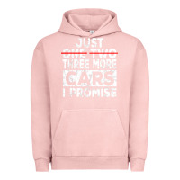 Pigment Salmon Just One More Car I Promise Mechanic Gift Car Lover Garage Urban Hoodie - longCreatives