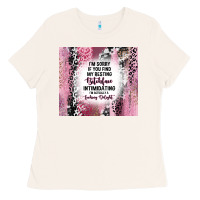 Bone i'm sorry if you find my resting bitchface intimid Ladies Tee - TumblerDesignByShophia