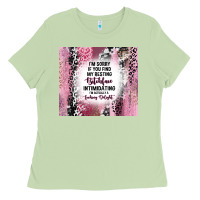 Matcha i'm sorry if you find my resting bitchface intimid Ladies Tee - TumblerDesignByShophia