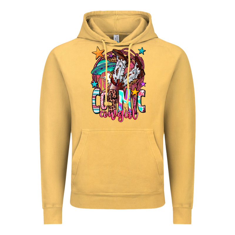 Cosmic Cowgirl Vintage Hoodie by OliviaCreatesArt | Teevron