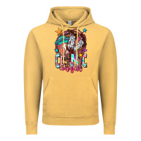 Vintage Mustard cosmic cowgirl Vintage Hoodie - OliviaCreatesArt