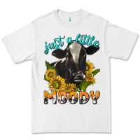 White Just a Little Moody Premium Tee - texasbilliewilder