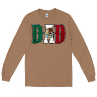 Toasted Coconut Mexican Flag Dad Long Sleeve Tee - Jasminsmagicworld