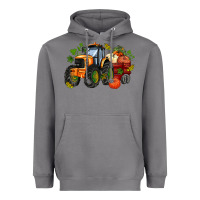 Storm fall tractor with pumpkin Heavyweight Hoodie - AdoDesignShop