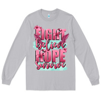 Moon Dust fight believe hope survive cancer awareness Long Sleeve Tee - FaDigitalArtStudio
