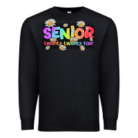 Black senior twenty twenty four Premium Sweatshirt - AdoDesignShop