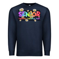 Navy senior twenty twenty four Premium Sweatshirt - AdoDesignShop