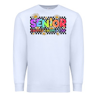 White senior twenty twenty four Premium Sweatshirt - AdoDesignShop