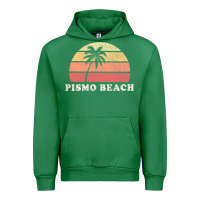 Emerald Pismo Beach CA Vintage 70s Retro Throwback Design Urban Hoodie - longCreatives