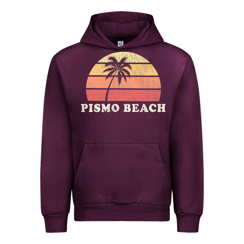 Pismo Beach Ca Vintage 70s Retro Throwback Design Urban Hoodie by longCreatives | Teevron