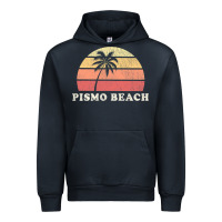 Navy Pismo Beach CA Vintage 70s Retro Throwback Design Urban Hoodie - longCreatives