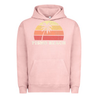 Pigment Salmon Pismo Beach CA Vintage 70s Retro Throwback Design Urban Hoodie - longCreatives