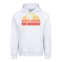 White Pismo Beach CA Vintage 70s Retro Throwback Design Urban Hoodie - longCreatives