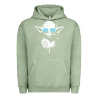 Pigment Oil Green DJ Yoda Urban Hoodie - longCreatives