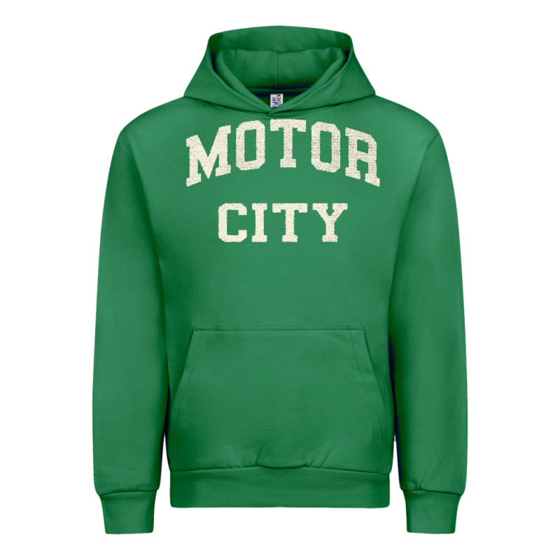 Classic Motor City Detroit Varsity Urban Hoodie by longCreatives | Teevron