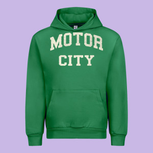 Classic Motor City Detroit Varsity Urban Hoodie Designed By Longcreatives