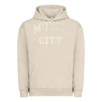 Pigment French Oak Classic Motor City Detroit Varsity Urban Hoodie - longCreatives