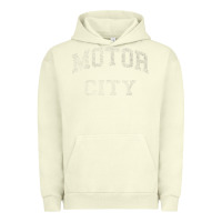 Pigment Pistachio Classic Motor City Detroit Varsity Urban Hoodie - longCreatives