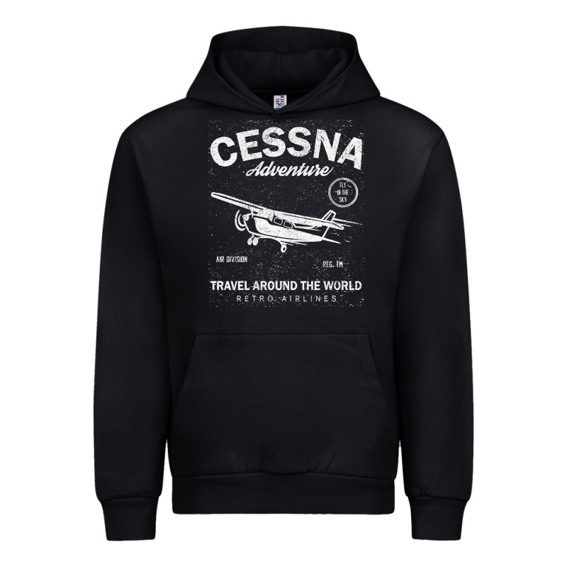 Cessna Distressed Urban Hoodie by longCreatives | Teevron