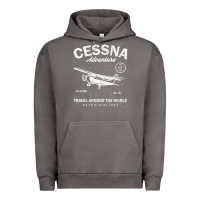 Pigment Tornado cessna distressed Urban Hoodie - longCreatives