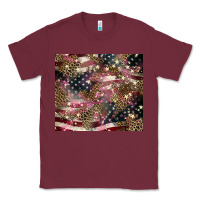 Burgundy American flag leopard pinktumbler Classic Tee - HowdyJamesFarm