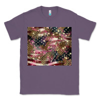 Lavender American flag leopard pinktumbler Classic Tee - HowdyJamesFarm