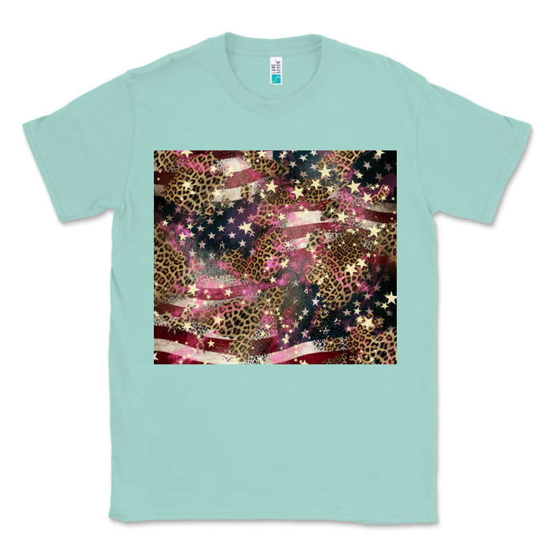 American Flag Leopard Pinktumbler Classic Tee by HowdyJamesFarm | Teevron