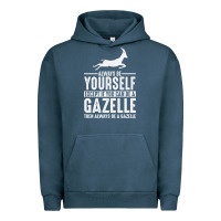 Pigment Midnight Navy Gazelle Gift Lover Urban Hoodie - longCreatives