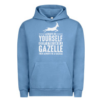 Pigment Pebble Blue Gazelle Gift Lover Urban Hoodie - longCreatives