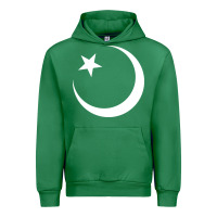 Emerald Islam Symbol Design white Urban Hoodie - longCreatives
