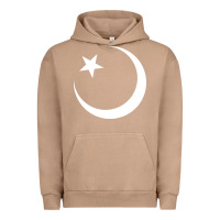 Pigment Burro Islam Symbol Design white Urban Hoodie - longCreatives
