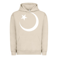 Pigment French Oak Islam Symbol Design white Urban Hoodie - longCreatives