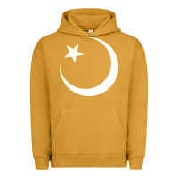 Pigment Peanut Butter Islam Symbol Design white Urban Hoodie - longCreatives