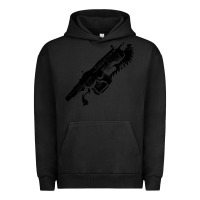 Pigment Black Gears of war lancer Urban Hoodie - longCreatives