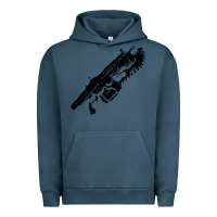 Pigment Midnight Navy Gears of war lancer Urban Hoodie - longCreatives