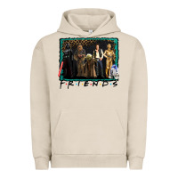 Pigment French Oak friends movie characters Urban Hoodie - AdoDesignShop